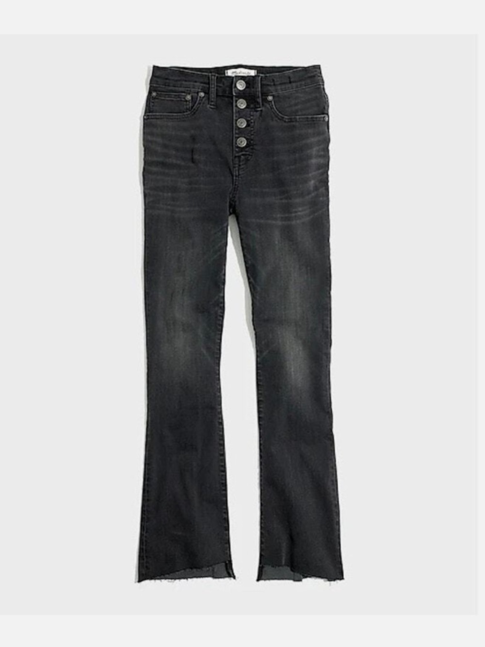 MADEWELL Black Cali Denim Boot Jean size 25 EUC